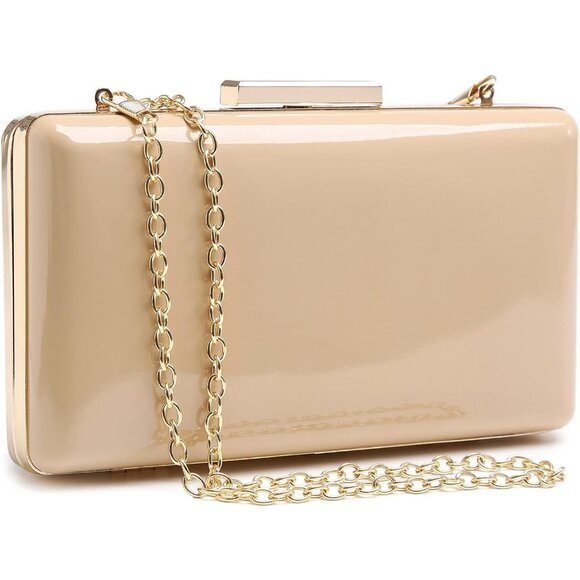 Wome'n Pink Evening Clutch Formal Party Wedding Cocktail Prom Hand Bags - Picture 1 of 6